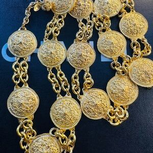 Chanel Gold Coin Chain Belt (LIVE SHOWING)